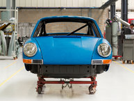 Straat Automobile 1966 Porsche 911 Golf Blue 303890